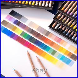 CREATIVE ART MATERIALS Luminance Colored Pencil Sets Set of 80 Wood Box 6901.4