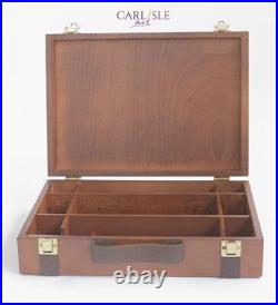 Cappelletto Colours Box Walnut/Leather 23 x 33 cm