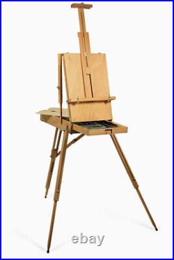Cappelletto classic big French Box sketch easel with wooden palette. M/ in Itaty