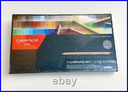 Caran D'Ache Luminance 6901 Colored Pencil Set, 76-Count