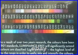 Caran D'Ache Luminance 6901 Colored Pencil Set, 76-Count