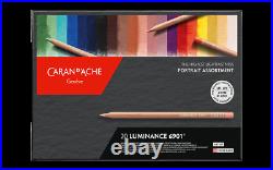 Caran D'Ache Luminance 6901 Portrait Set 20 Pencils Box Limited Edition