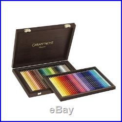 Caran D'Ache Supracolor Limited Edition Watercolor Pencil Wood Box Set Of 60