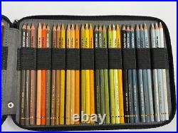 Caran D'ache Pablo Colored Pencils in padded zip case new opened