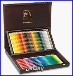 Caran Dache Prismalo 80 Set Artist Watercolour Colour Pencils Wooden Gift Box