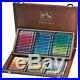 Caran Dache Water Soluble Wax Crayons Neocolor Ii 84 Assorted Col Set Wooden Box