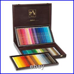 Caran d'Aache Artist Pablo Permanent 120 Colour Pencils Wooden Gift Box Set