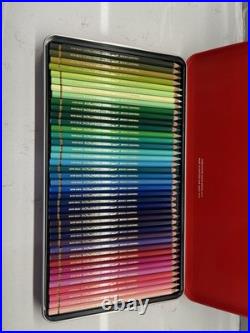 Caran d'Aache Pablo Permanent Colour Pencils Tin of 80 Coloured Pencil Open Box