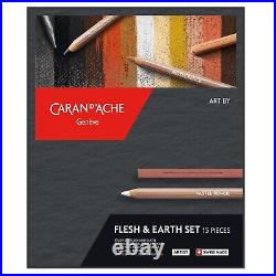 Caran d'Ache Art by Flesh & Earth Set of 15 Flesh & Earth Set (15 Pieces)
