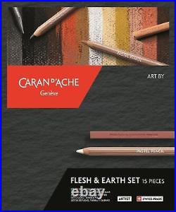 Caran d'Ache Art by Flesh & Earth Set of 15 Flesh & Earth Set (15 Pieces)
