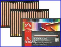 Caran d'Ache Luminance 6901 Professional Colour Pencils (Box of 40 Colours)