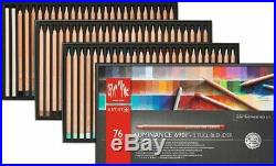 Caran d'Ache Luminance 6901 Professional Colour Pencils (Box of 76 + 2 Blenders)