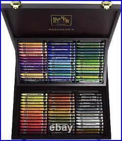 Caran d'Ache Neocolor II Water-Soluble Pastels, Wooden Gift Box 84 Colors