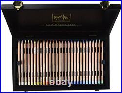 Caran d'Ache Oily Colored Pencil Luminance 76 Color Wooden Box Set 6901
