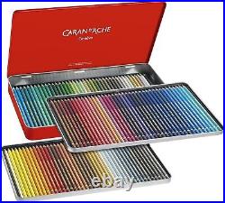 Caran d'Ache Pablo Colored Pencil Set Of 120 Metal Box, Adult(666.420)