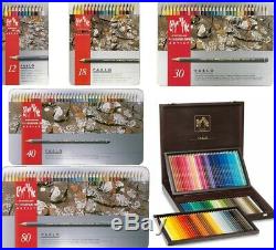 Caran d'Ache Pablo Colour Pencils Tins of 12 18 30 40 80 120 Available