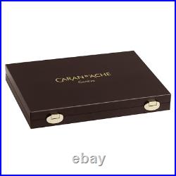 Caran d'Ache Prismalo Colour Pencils 30 + 40 Neocolor II Wax Pastels Wooden Box