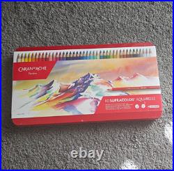 Caran d'Ache Supracolor Aquarelle 80 Watercolor Pencils Tin Set 3888.080