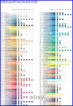 Caran d'Ache Supracolor Artist Water Soluble 80 Colour Pencils Wooden Gift Box