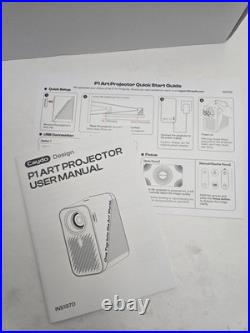 Caydo P1 Art Projector WHITE 720p Resolution Open Box Artist