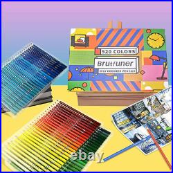 Ccfoud Colored Pencils 520 Color Set Oil Based Brutfuner Professional from Japan Ccfoud Colored Pencils 520 Color Set Oil Based Brutfuner Professional from Japan
