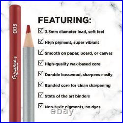 Cezanne Professional Colored Pencils Tin Set of 72 6 Pack