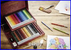 Chalk-Pastel Artist Colored Pencil CarbOthello Wooden Box of 60, Eraser, Shar