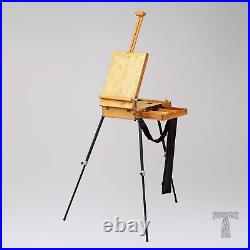 Classic wooden Easel for painting, Stand easel, Artist gifts, Pochade box 105