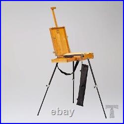 Classic wooden Easel for painting, Stand easel, Artist gifts, Pochade box 105