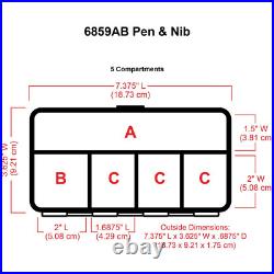 Clear ArtBin Pen Nib Box 12 Pack