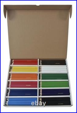 Colored Pencil Classroom Pack, Assorted Colors, 480 Pencils