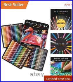 Colored Pencils Assorted 72 Pack Soft Core Artist Quality for Drawing