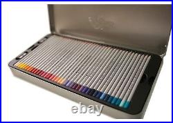 Colored Pencils Set Marco Raffine 120 Colors in Tin Box(7100-120TN), 2B Hardn
