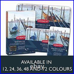 Colored Pencils, WaterColour, Water Color 48 Count (Pack of 1) Wooden Box