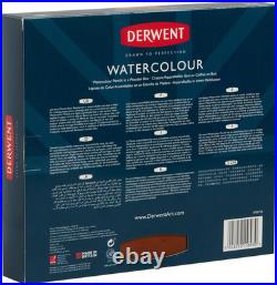 Colored Pencils, Watercolour, Water Color Pencils, Drawing, Art, Wooden Box, 48 Colored Pencils, Watercolour, Water Color Pencils, Drawing, Art, Wooden Box, 48