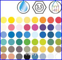 Colored Pencils, Watercolour, Water Color Pencils, Drawing, Art, Wooden Box, 48