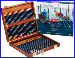 Colored Pencils, Watercolour, Water Color Pencils, Drawing, Art, Wooden Box, 48 Colored Pencils, Watercolour, Water Color Pencils, Drawing, Art, Wooden Box, 48