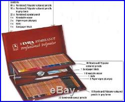 Coloured pencils POLYCOLOR REMBRANDT LYRA 12 to 72 colours in Gift box PRICE
