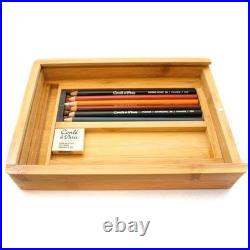 Conté à Paris Pastel Carré & Sketch Pencil Wood Box, Set of 30, Assorted
