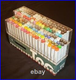 Copic Classic Marker 144 Piece Set A&B New Condition But Opened Box And Tested