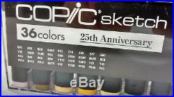 Copic Sketch Markers 36 Colors 25th Anniversary box set