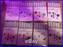Copic Sketch Markers Lot of 47 Markers And A 0.5 Sketch Pen. New In Box