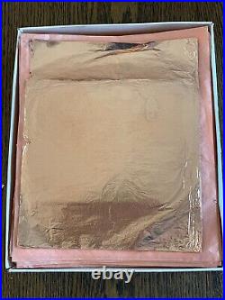 Copper Metal Leaf Sheets for Gilding 6.25 x 6.25 7500 Sheets in Opened Box