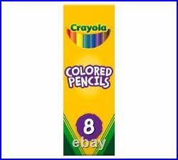 Crayola Colored Pencils, Long, 8 Count, 1 Pack of 36 Piece