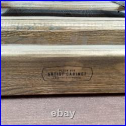 Creative Essentials Plein Air Artist Cabinet Wood Easel Box Brown Excellent Set