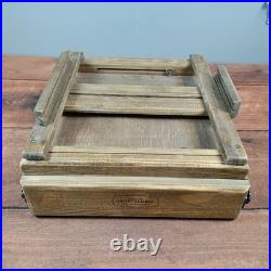Creative Essentials Plein Air Artist Cabinet Wood Easel Box Brown Excellent Set