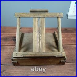 Creative Essentials Plein Air Artist Cabinet Wood Easel Box Brown Excellent Set