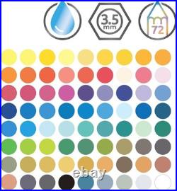 Customizable 72-Color Watercolor Pencil Set for Unique Artistic Creations