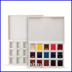 DANIEL SMITH Hand Poured Watercolor, Half Pans, Ultimate Mixing Set with 15