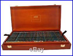 DERWENT Artists Colored Pencils 4mm Core Wooden Box 120 Count NEW